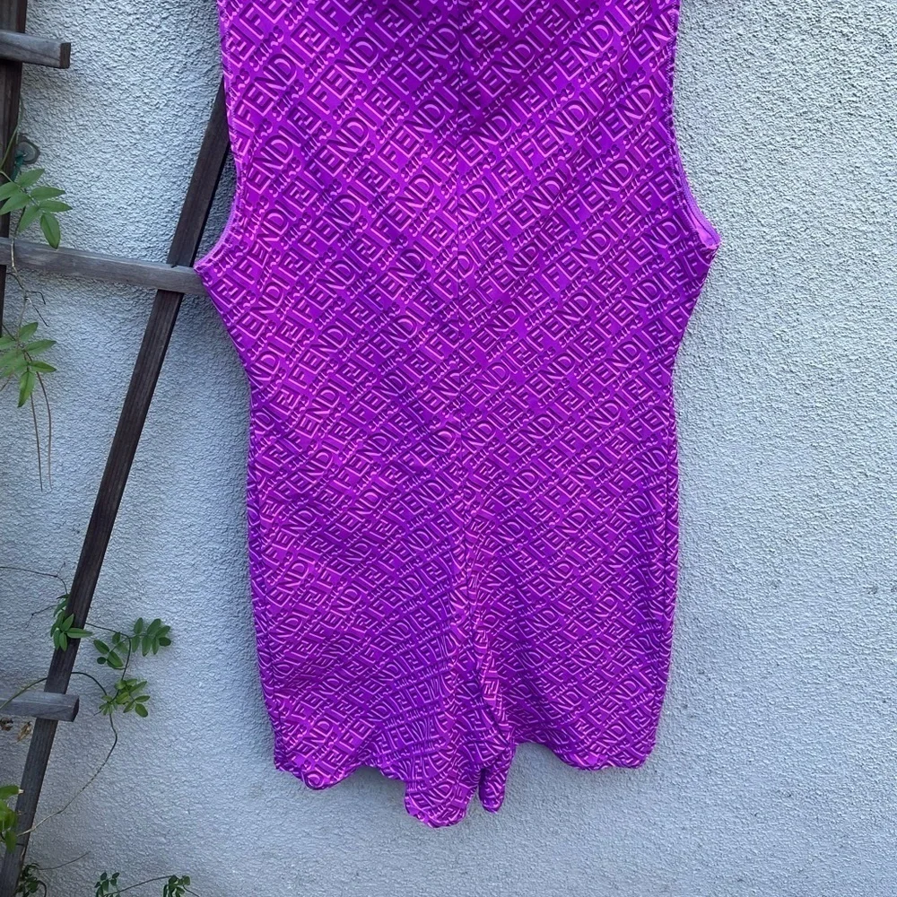 FENDI x SKIMS Sleeveless Mid Thigh Bodysuit in Colorado New with Tags! - Picture 11 of 13